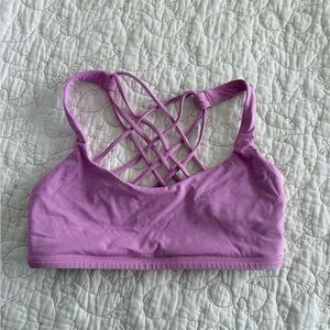 Purple Lululemon Free to Be Bra